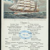 LUNCH [held by] NORDDEUTSCHER LLOYD BREMEN [at] "DAMPFER ""BARBAROSSA""" (SS;)