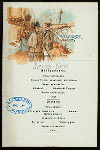 MITTAGESSEN - DINNER [held by] NORDDEUTSCHER LLOYD BREMEN [at] "DAMPFER ""BARBAROSSA""" (SS;)