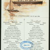 FRUHSTUCK [held by] NORDDEUTSCHER LLOYD BREMEN [at] "SCHNELLDAMPFER ""HOHENZOLLERN""" (SS;)