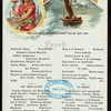 LUNCH [held by] NORDDEUTSCHER LLOYD BREMEN [at] "SCHNELLDAMPFER ""HOHENZOLLERN""" (SS;)