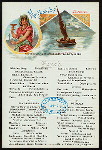 LUNCH [held by] NORDDEUTSCHER LLOYD BREMEN [at] "SCHNELLDAMPFER ""HOHENZOLLERN""" (SS;)