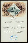 LUNCH [held by] NORDDEUTSCHER LLOYD BREMEN [at] "DAMPFER ""BARBAROSSA""" (SS;)