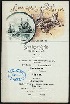 MITTAGESSEN - DINNER [held by] NORDDEUTSCHER LLOYD BREMEN [at] "DAMPFER ""BARBAROSSA""" (SS;)