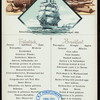 FRUHSTUCK [held by] NORDDEUTSCHER LLOYD BREMEN [at] "SCHNELLDAMPFER ""HOHENZOLLERN""" (SS;)