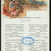 LUNCH [held by] NORDDEUTSCHER LLOYD BREMEN [at] "SCHNELLDAMPFER ""HOHENZOLLERN""" (SS;)