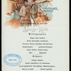 MITTAGESSEN - DINNER [held by] NORDDEUTSCHER LLOYD BREMEN [at] "DAMPFER ""BARBAROSSA""" (SS;)