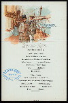 MITTAGESSEN - DINNER [held by] NORDDEUTSCHER LLOYD BREMEN [at] "DAMPFER ""BARBAROSSA""" (SS;)