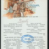 LUNCH [held by] NORDDEUTSCHER LLOYD BREMEN [at] "SCHNELLDAMPFER ""HOHENZOLLERN""" (SS;)