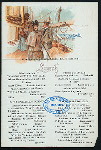 LUNCH [held by] NORDDEUTSCHER LLOYD BREMEN [at] "SCHNELLDAMPFER ""HOHENZOLLERN""" (SS;)
