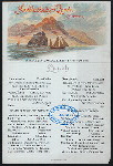 LUNCH [held by] NORDDEUTSCHER LLOYD BREMEN [at] SS HOHENZOLLERN (SS;)