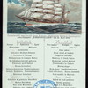 BREAKFAST [held by] NORDDEUTSCHER LLOYD BREMEN [at] SS HOHENZOLLERN (SS;)