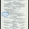 DINNER [held by] DAVID LUNCH COUNTER [at] "69 LIBERTY STREET [NEW YORK, NY]" (REST;)