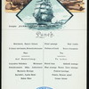 LUNCH [held by] NORDDEUTSCHER LLOYD - BREMEN [at] "EN ROUTE ABOARD ""BARBAROSA""" (SS)
