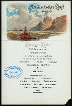 DINNER [held by] NORDDEUTSCHER LLOYD - BREMEN [at] "EN ROUTE ABOARD ""BARBAROSSA""" (SS)