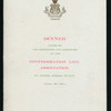 DINNER [held by] THE PRESIDENT & DIRECTORS OF THE CONFEDERATION LIFE ASSOCIATION [at] "TORONTO,CANADA" ([REST])