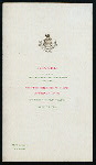 DINNER [held by] THE PRESIDENT & DIRECTORS OF THE CONFEDERATION LIFE ASSOCIATION [at] "TORONTO,CANADA" ([REST])