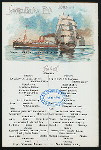 LUNCH [held by] NORDDEUTSCHER LLOYD - BREMEN [at] "EN ROUTE S.S.""BARBAROSSA""" (SS)