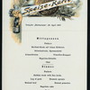 DINNER [held by] NORDDEUTSCHER LLOYD - BREMEN [at] "EN ROUTE S.S.""BARBAROSSA""" (SS)