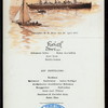 LUNCH [held by] NORDDEUTSCHER LLOYD - BREMEN [at] "EN ROUTE ""H.H.MEIER""" (SS)