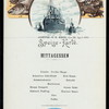 MITTAGESSEN[DINNER] [held by] NORDDEUTSCHER LLOYD - BREMEN [at] "EN ROUTE ""H.H.MEIER""" (SS)