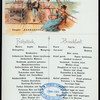 BREAKFAST [held by] NORDDEUTSCHER LLOYD -  BREMEN [at] "EN ROUTE S.S ""BARBAROSSA""" (SS)