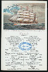 LUNCH [held by] NORDDEUTSCHER LLOYD - BREMEN [at] EN ROUTE; S.S.BARBAROSSA (SS)