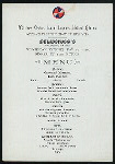 LUNCHEON [held by] OCEANIC STEAMSHIP COMPANY [at] VENTURA (SS;)