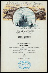 DINNER [held by] NORDDEUTSCHER LLOYD BREMEN [at] SS MEIER (SS;)