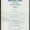 DINNER ON THE EVE OF HIS DEPARTURE [held by] FRIENDS OF CAPTAIN CHRIS G. KINKEL [at] MOUQUIN'S UP-TOWN ([REST?])