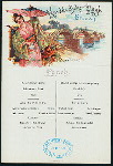 LUNCH [held by] NORDDEUTSCHER LLOYD BREMEN [at] SS BARBAROSSA (SS;)