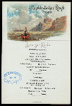 DINNER [held by] NORDDEUTSCHER LLOYD BREMEN [at] SS BARBAROSSA (SS;)