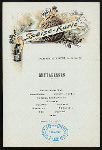 DINNER [held by] NORDDEUTSCHER LLOYD BREMEN [at] SS MEIER (SS;)