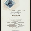 MIDDAY DINNER [held by] NORDDEUTSCHER LLOYD BREMEN [at] EN ROUTE ABOARD DAMPFER H.H. MEIER (SS;)