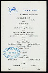 LUNCHEON [held by] U.S.M.S ST. PAUL [at] EN ROUTE (SS;)