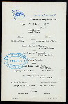 DINNER [held by] U.S.M.S ST. PAUL [at] EN ROUTE (SS;)