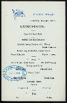 LUNCHEON [held by] U.S.M.S ST. PAUL [at] EN ROUTE (SS;)