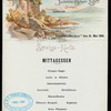MITTAGESSEN [held by] NORDDEUTSCHER LLOYD -BREMEN [at] "EN ROUTE - SS""NECKAR""" (SS)