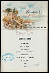 MITTAGESSEN [held by] NORDDEUTSCHER LLOYD -BREMEN [at] "EN ROUTE - SS""NECKAR""" (SS)