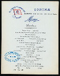 LUNCHEON [held by] OCEANIC STEAMSHIP COMPANY [at] EN  ROUTE - SONOMA (SS)