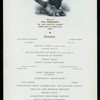 DINNER [held by] PULLMAN DINING CAR SERVICE [at] TOUR OF THE PRESIDENT TO THE PACIFIC COAST[4/20 TO 6/15 1901] (RR)