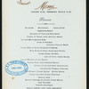 DINNER [held by] OCEANIC STEAMSHIP COMPANY [at] EN ROUTE (SS)