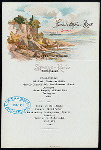 MITTAGESSEN [held by] NORDEUTSCHER LLOYD - BREMEN [at] "EN ROUTE - SS ""LAHN""" (SS)