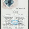 LUNCH [held by] NORDDEUTSCHER LLOYD - BREMEN [at] "EN ROUTE - SS ""LAHN""" (SS)