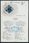 LUNCH [held by] NORDDEUTSCHER LLOYD - BREMEN [at] "EN ROUTE - SS ""LAHN""" (SS)