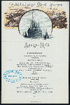 EVENING MEAL [held by] NORDDEUTSCHER LLOYD  BREMEN [at] EN ROUTE ABOARD DAMPFER LAHN (SS;)