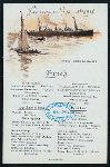 LUNCH [held by] NORDDEUTSCHER LLOYD  BREMEN [at] EN ROUTE ABOARD DAMPFER LAHN (SS;)