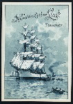 DINNER [held by] NORDDEUTSCHER LLOYD  BREMEN [at] EN ROUTE ABOARD DAMPFER LAHN (SS;)