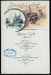 MIDDAY MEAL [held by] NORDDEUTSCHER LLOYD  BREMEN [at] EN ROUTE ABOARD DAMPFER LAHN (SS;)