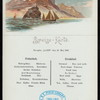 BREAKFAST [held by] NORDDEUTSCHER LLOYD  BREMEN [at] EN ROUTE ABOARD DAMPFER LAHN (SS;)