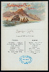 BREAKFAST [held by] NORDDEUTSCHER LLOYD  BREMEN [at] EN ROUTE ABOARD DAMPFER LAHN (SS;)